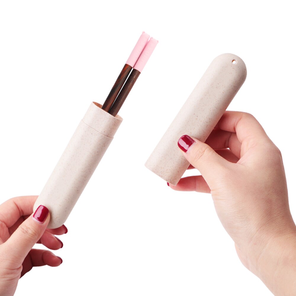 Health Tooth Brushes Protector Portable Travel Toothbrush Box Toothbrush Tube Cover Case Wheat Straw 1pc Dustproof 8