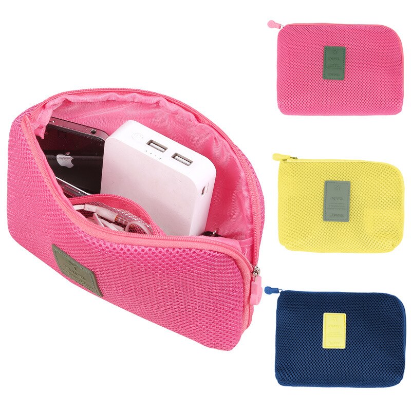 Travel Accessory Cable Bag Portable Digital USB Electronic Organizer Gadget Case Travel Cellphone Charge Mobile Charger Holder 13