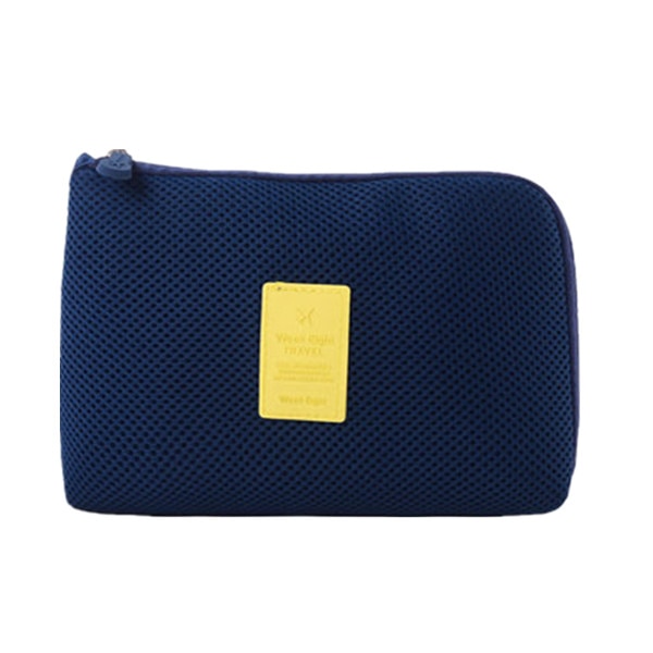 Travel Accessory Cable Bag Portable Digital USB Electronic Organizer Gadget Case Travel Cellphone Charge Mobile Charger Holder – Deep Blue 14